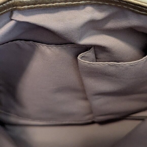 Coach F17219 Soho Lynn Ivory White & Gold Leather Hobo Shoulder Bag Purse - Picture 13 of 16